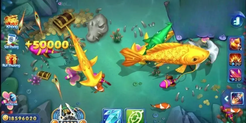 Sức hút đến từ cổng game bắn cá f5